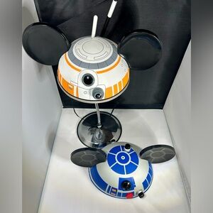 Disneyland Disney Parks Star Wars BB-8/ R2-D2 Mickey Mouse Ears Hat Adult 54cm